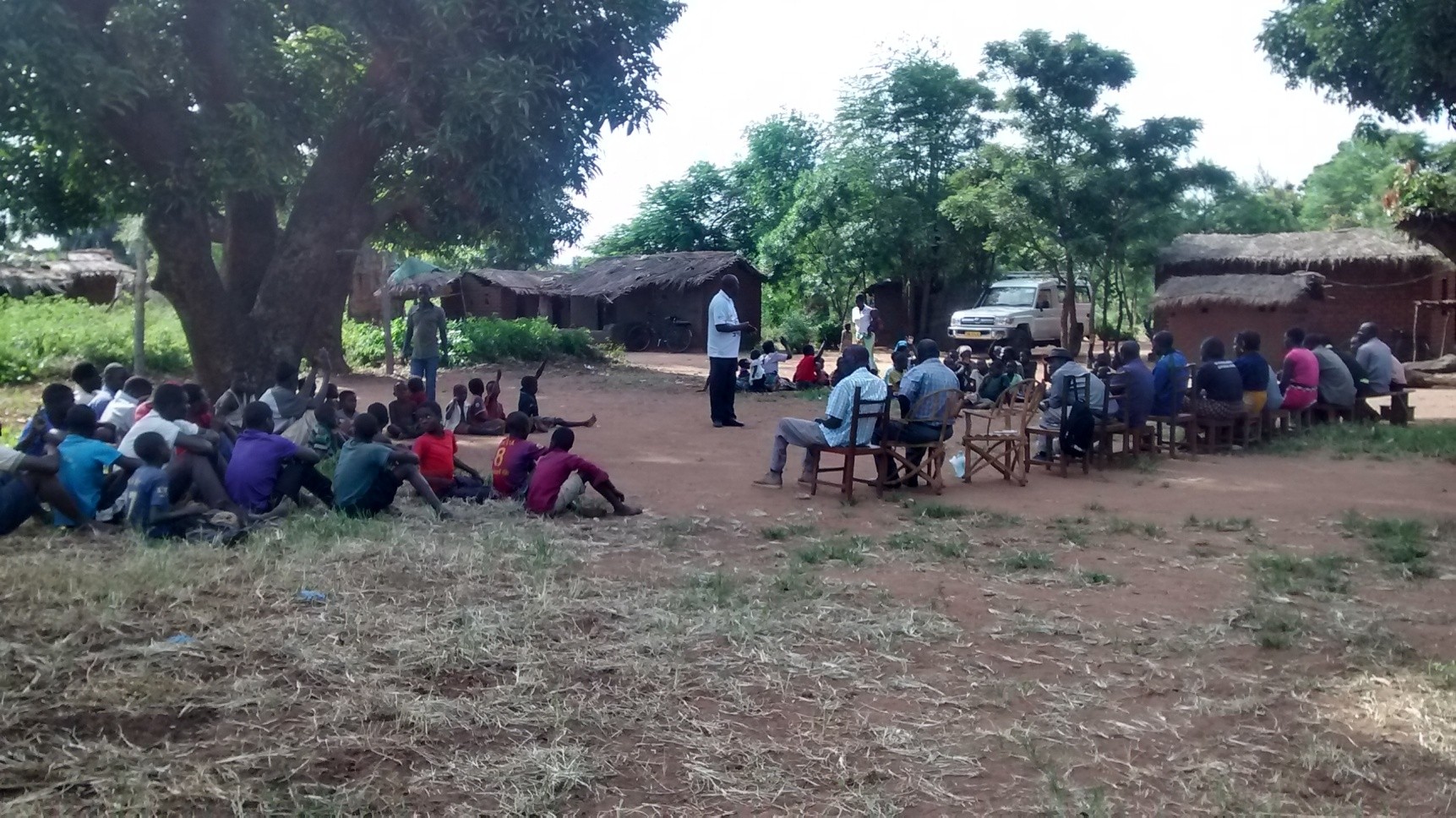 community meeting kanyenda village nkhotakota