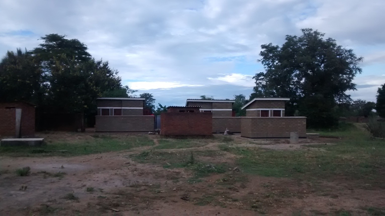 two latrine blocks and a washroom built mtoso health centre nkhotakota